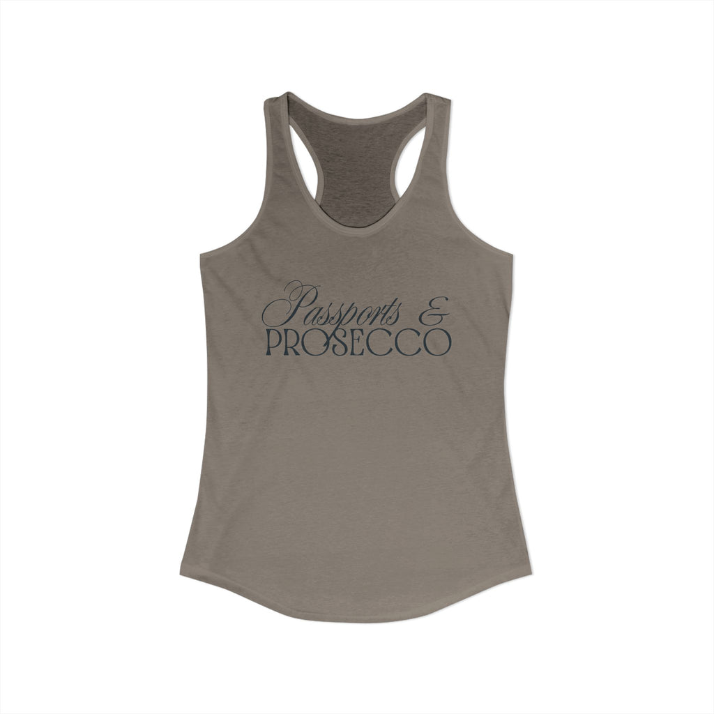 Passports and Prosecco Racerback Tank