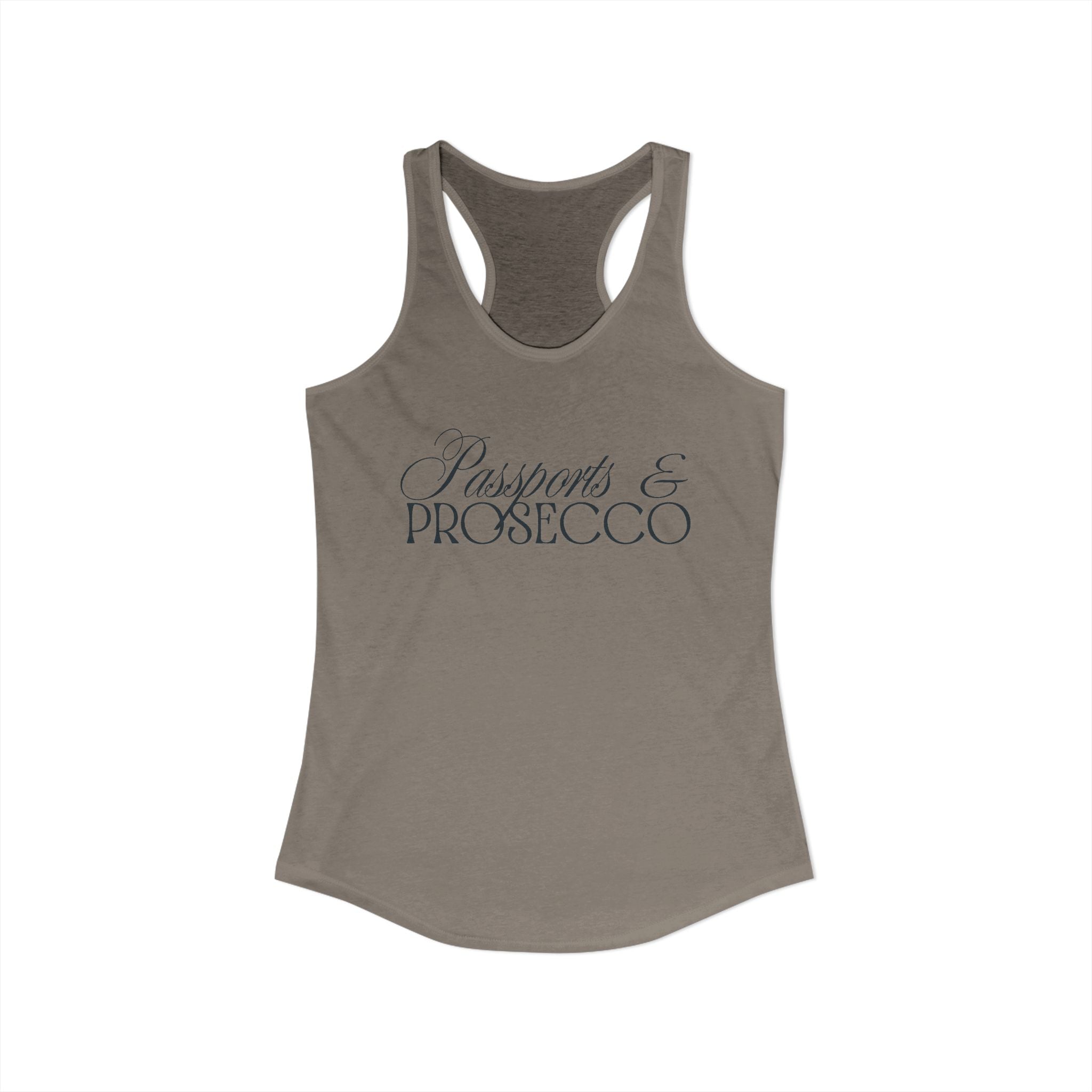 Passports and Prosecco Racerback Tank