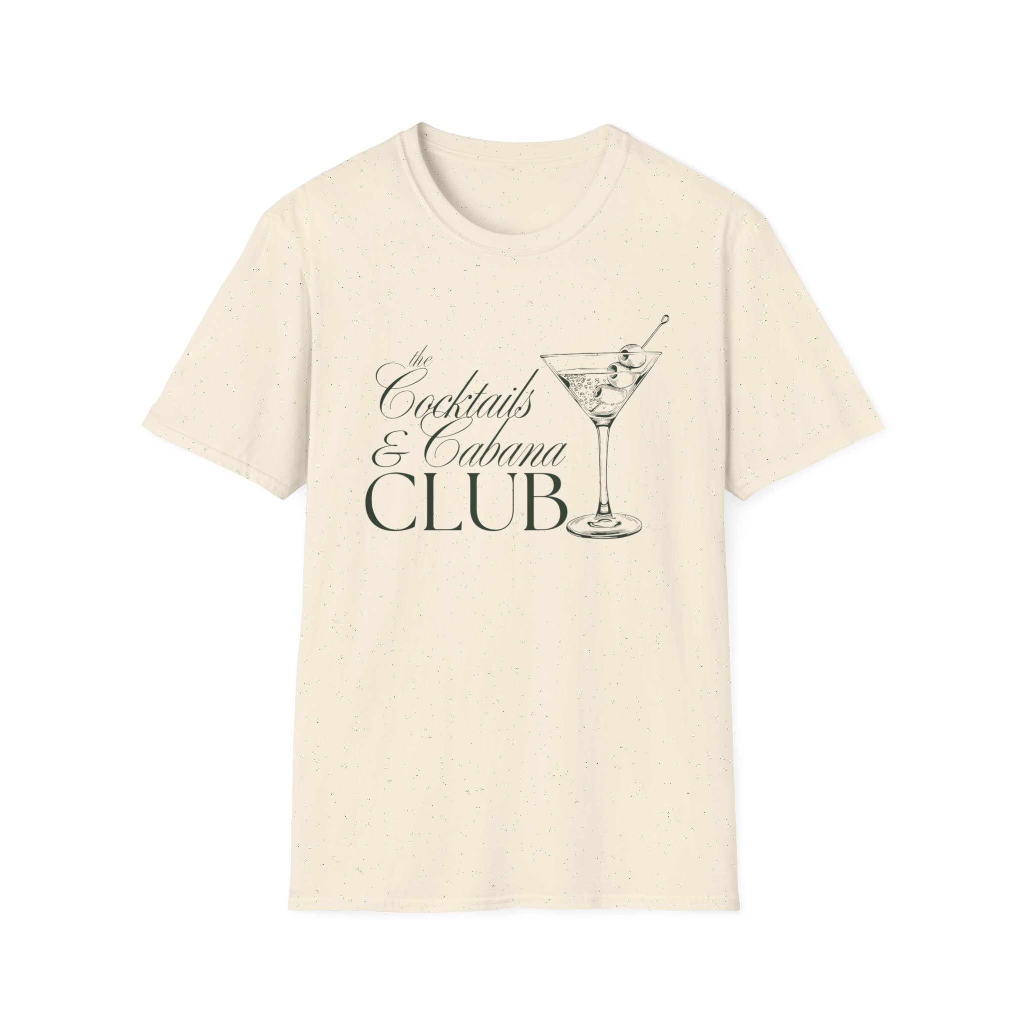 Cocktails and Cabana Club t-shirt