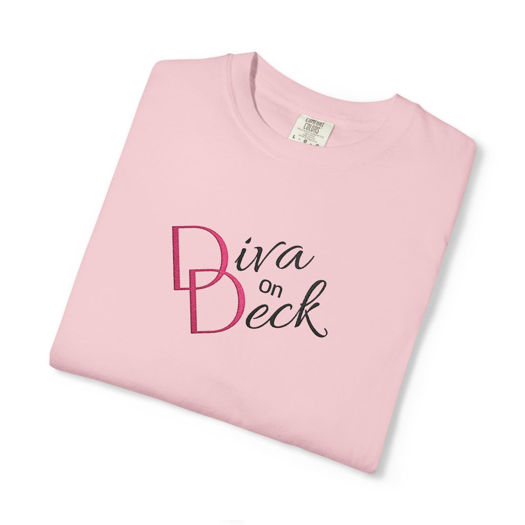 Diva on Deck Embroidered t-shirt