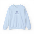 I'm only bubbly when I drink Champange Embroidered Sweatshirt