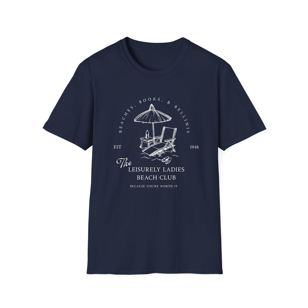 Leisurely Ladies Beach Club T-Shirt