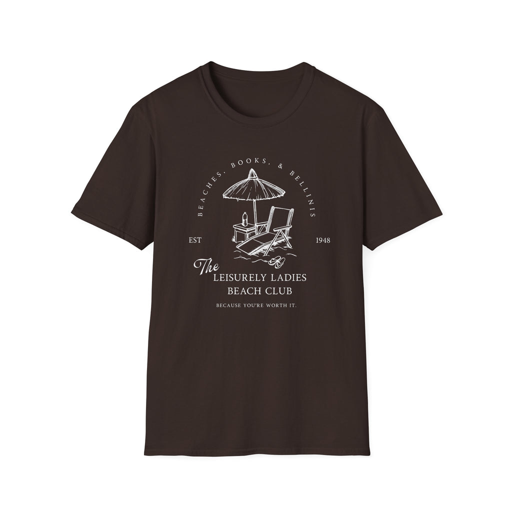 Leisurely Ladies Beach Club T-Shirt