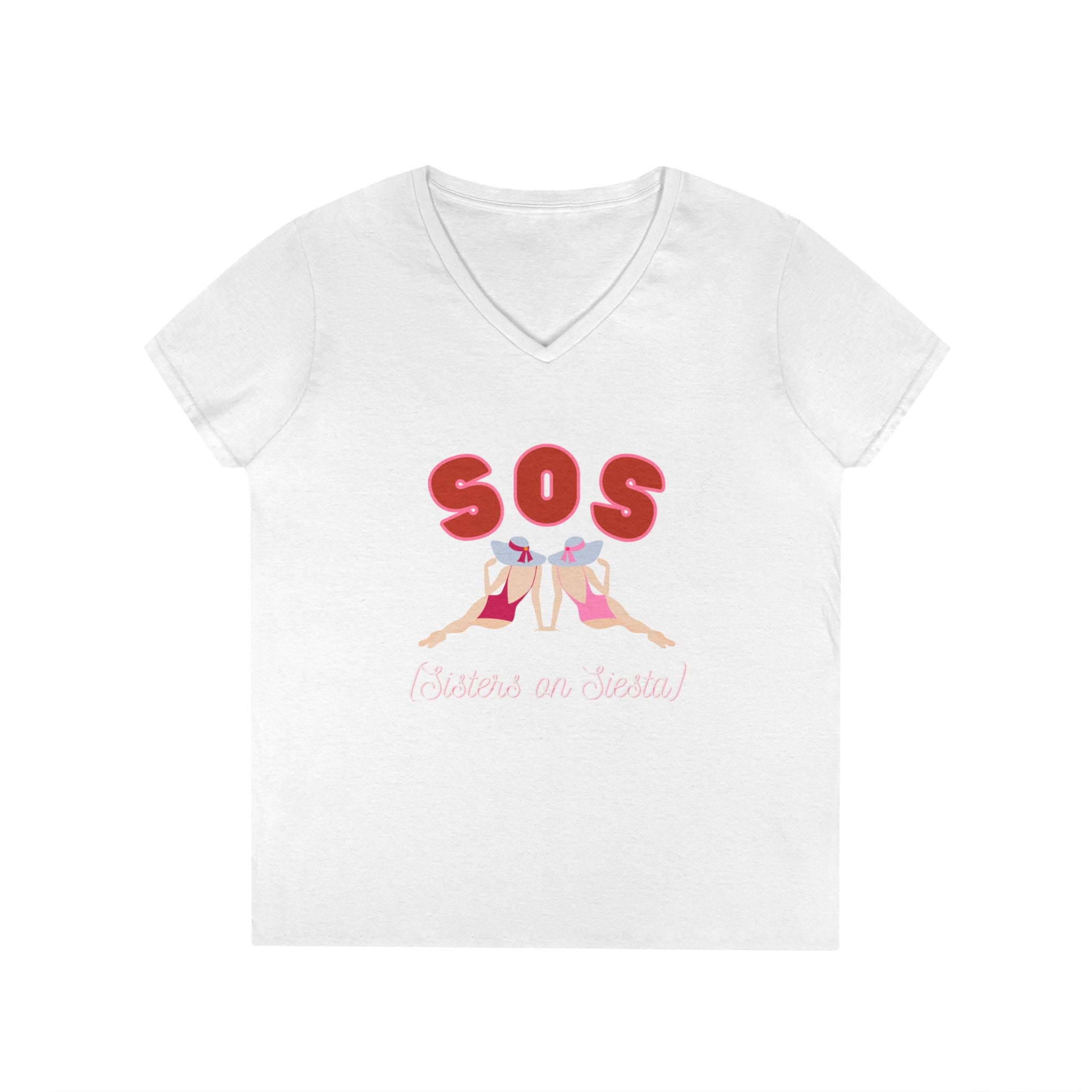 Sisters on Siesta V-neck T-Shirt