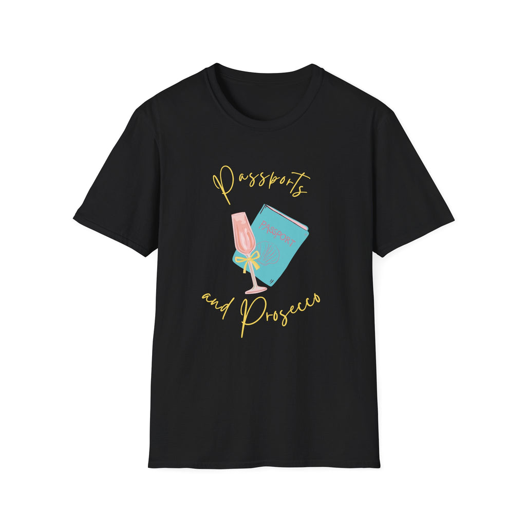 Passports and Prosecco T-shirt