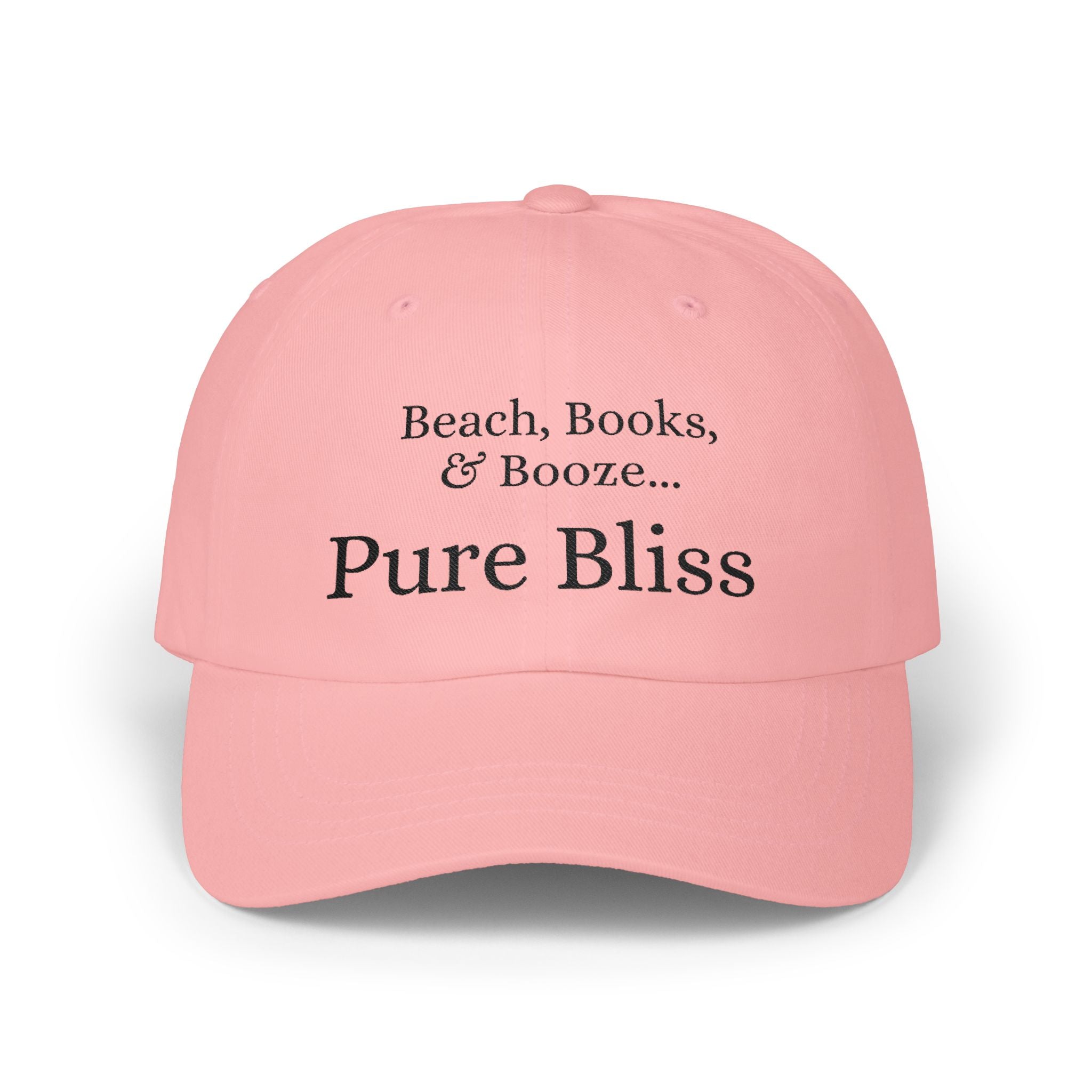 Beach, Books & Booze Pure Bliss Embroidered Baseball Hat