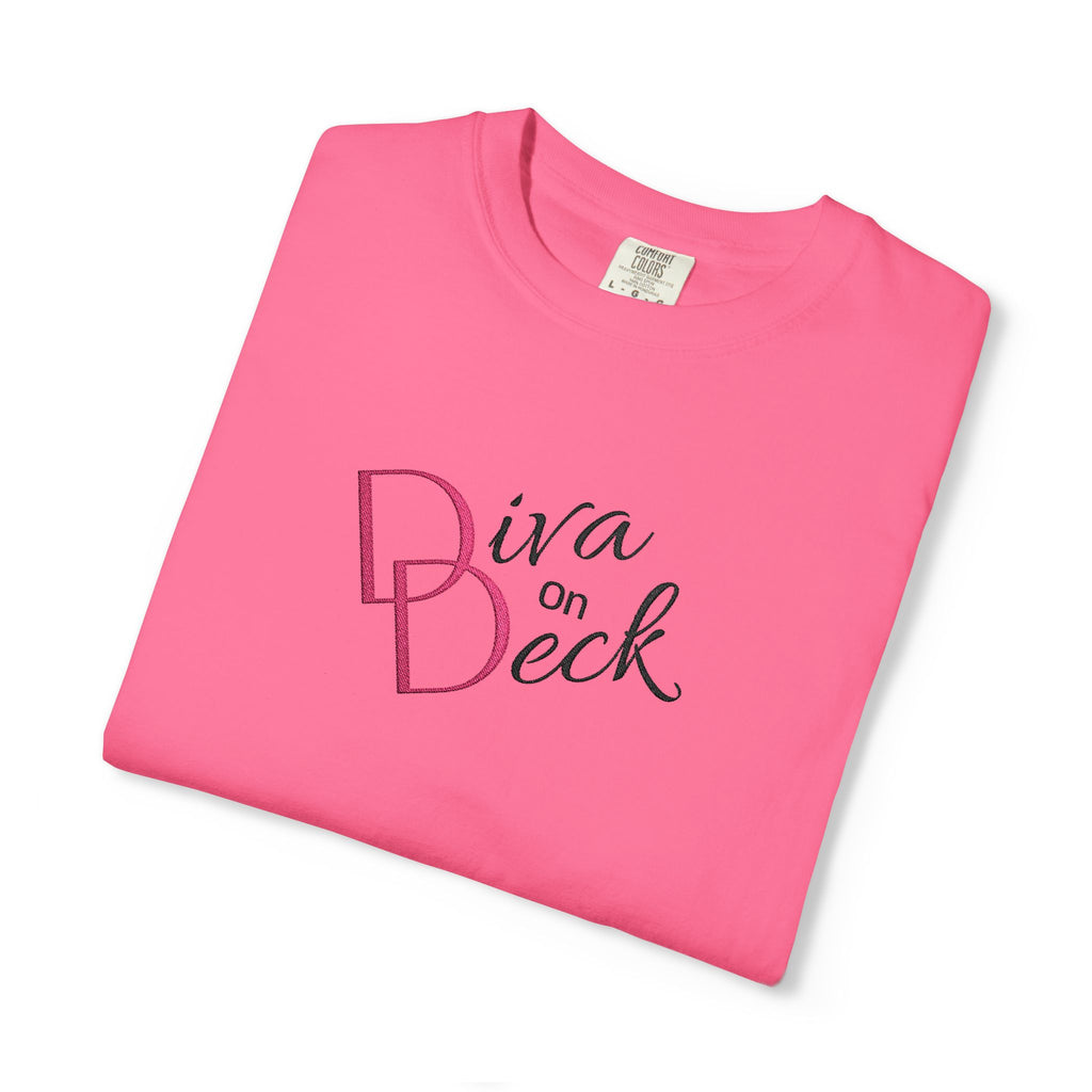 Diva on Deck Embroidered t-shirt