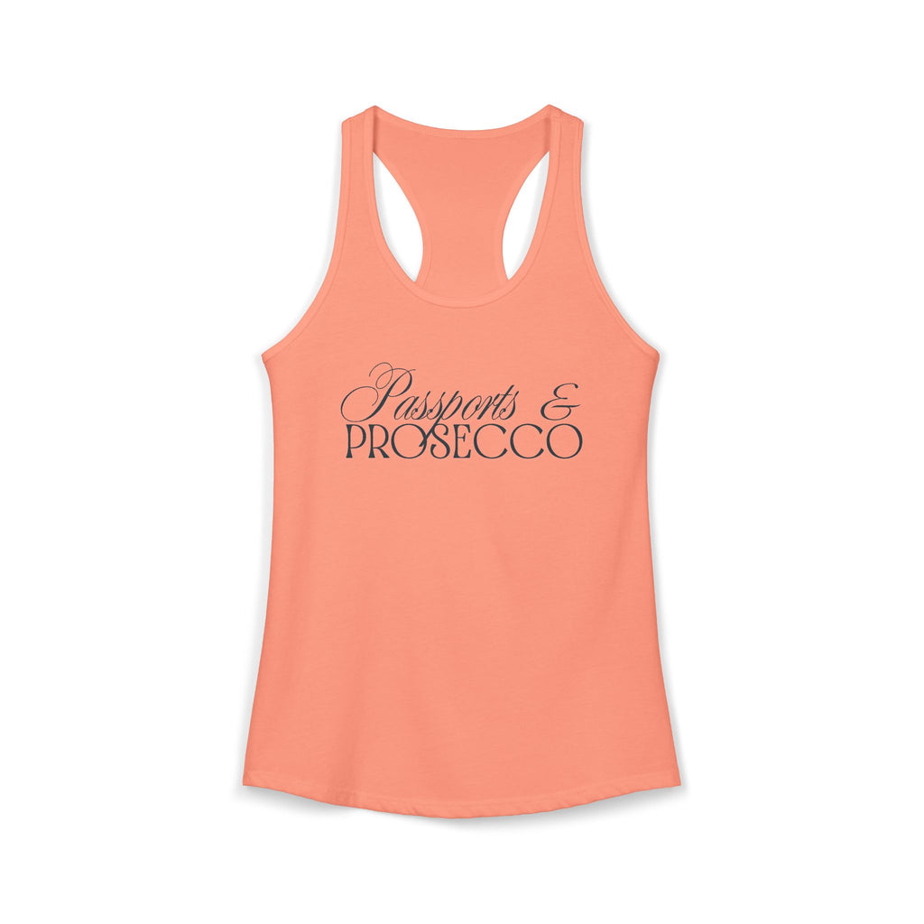 Passports and Prosecco Racerback Tank