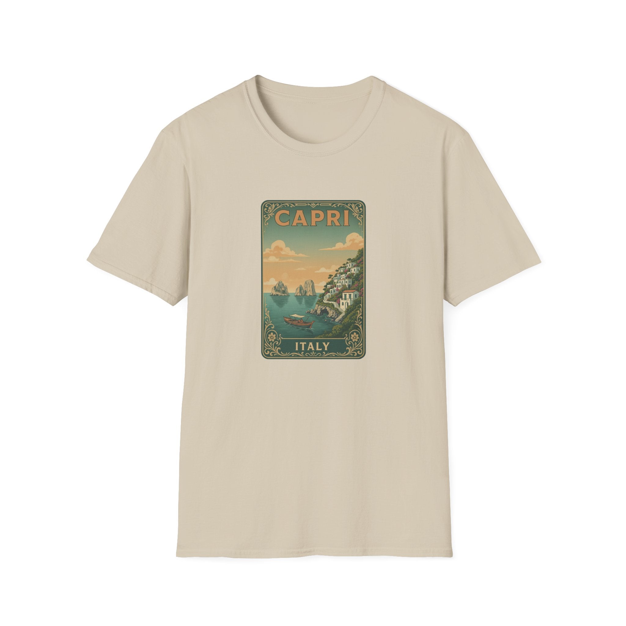 Travel Posters- Capri T-shirt