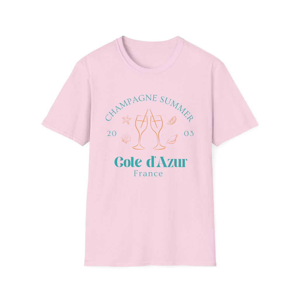 Champagne Summer Cote de Azur t-shirt