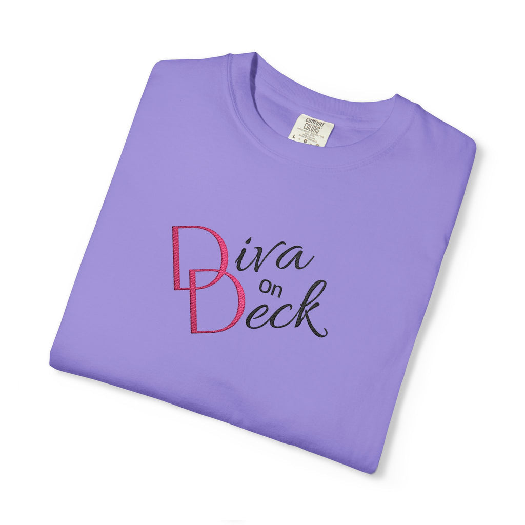 Diva on Deck Embroidered t-shirt