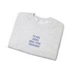 I'm only bubbly when I drink Champange Embroidered Sweatshirt