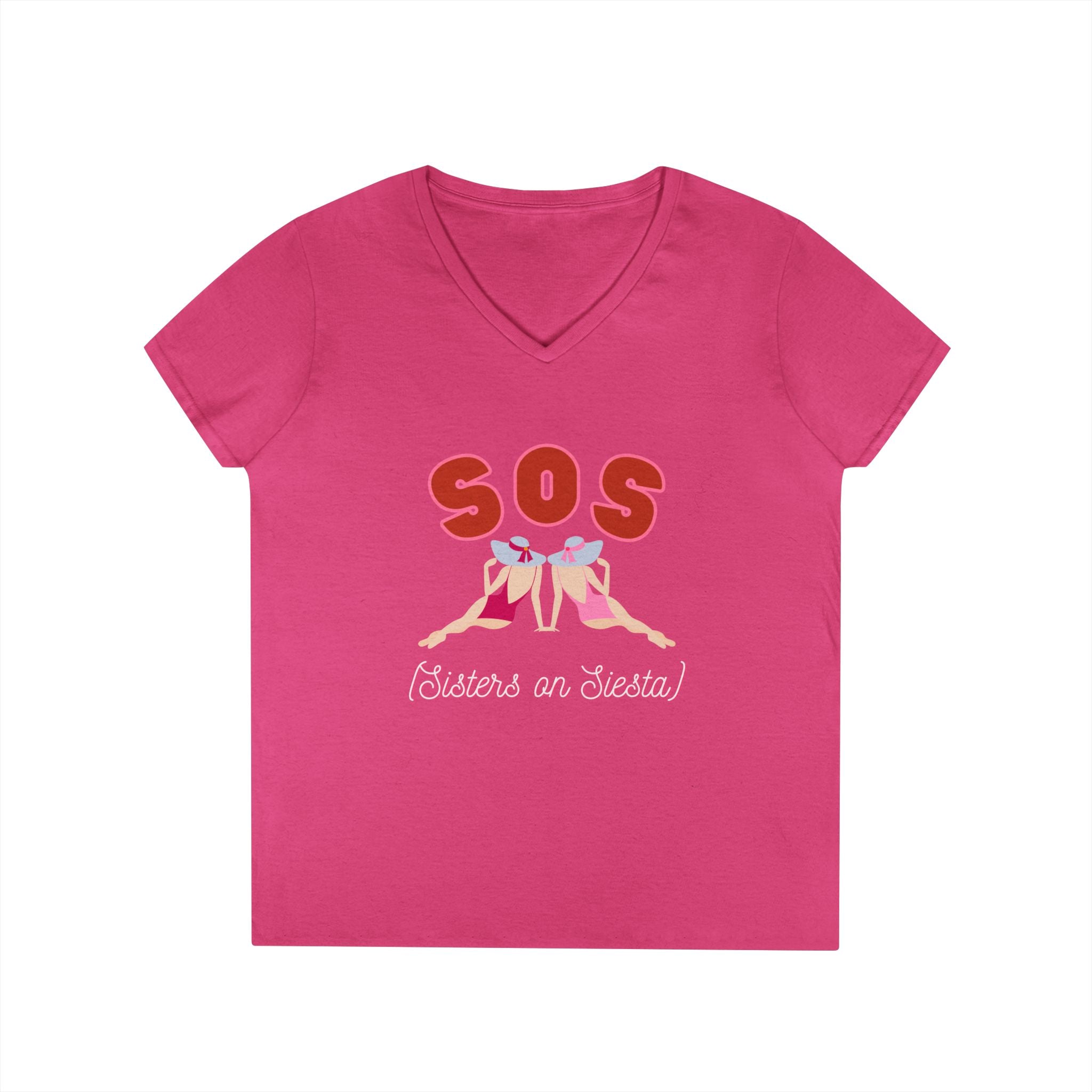 Sisters on Siesta V-neck T-Shirt