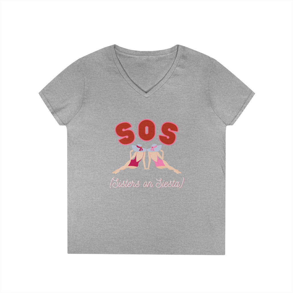 Sisters on Siesta V-neck T-Shirt