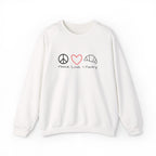 Peace, Love, + Pastry Embroidered Sweatshirt