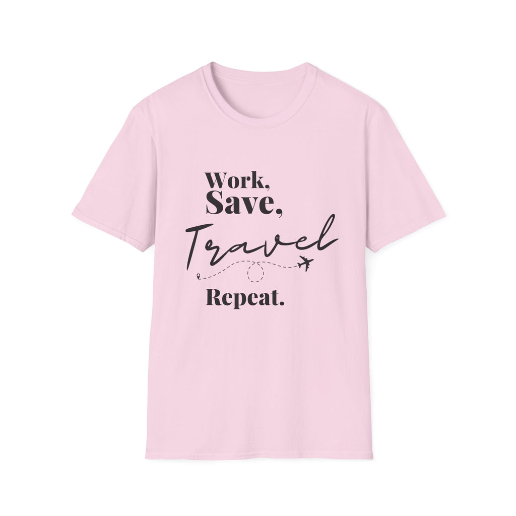 Work Save Travel Repeat T-shirt