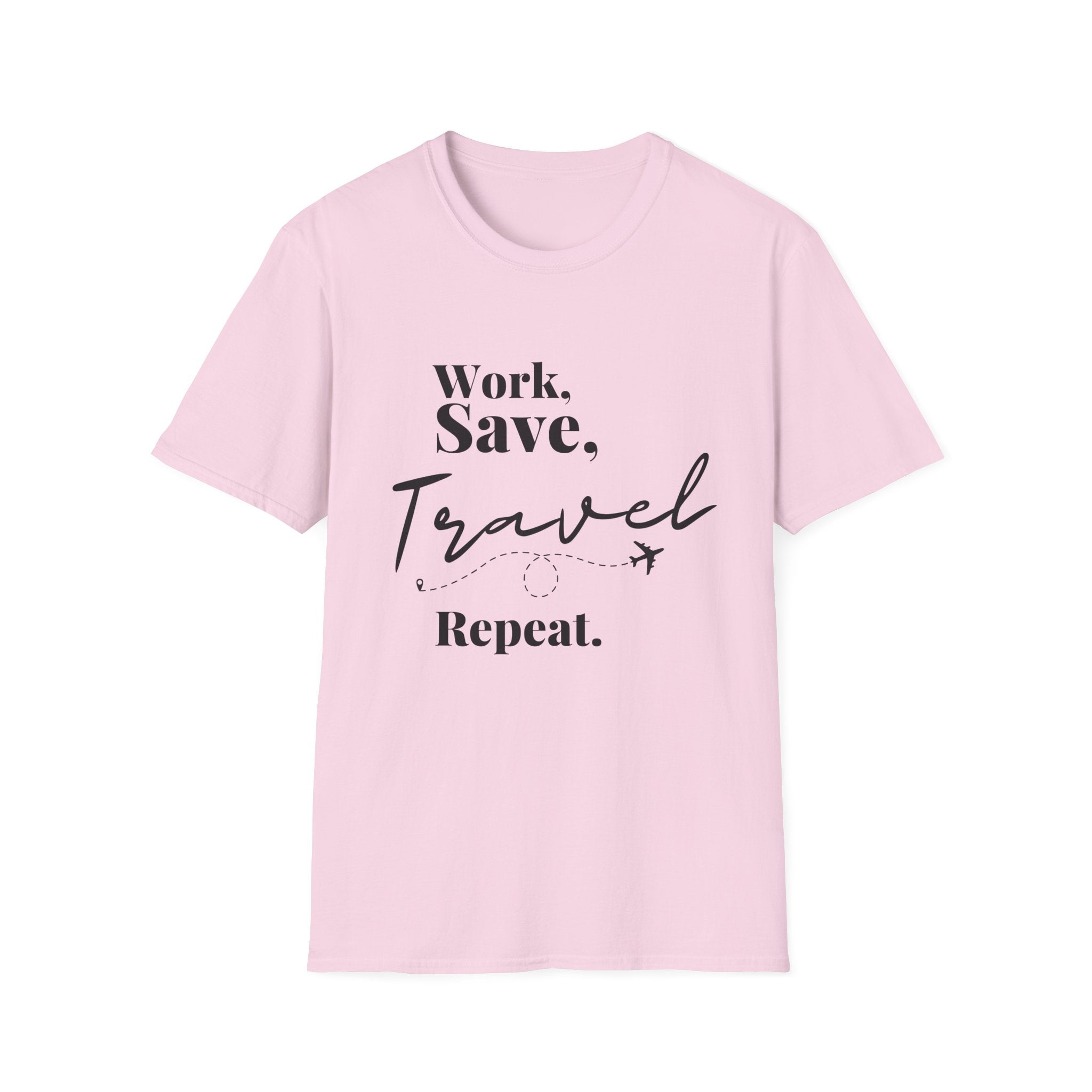 Work Save Travel Repeat T-shirt