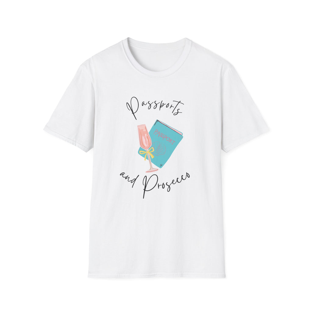 Passports and Prosecco T-shirt
