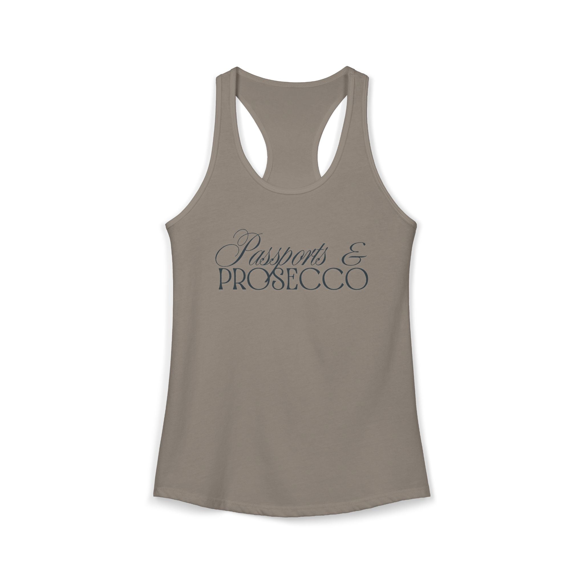 Passports and Prosecco Racerback Tank