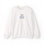 I'm only bubbly when I drink Champange Embroidered Sweatshirt