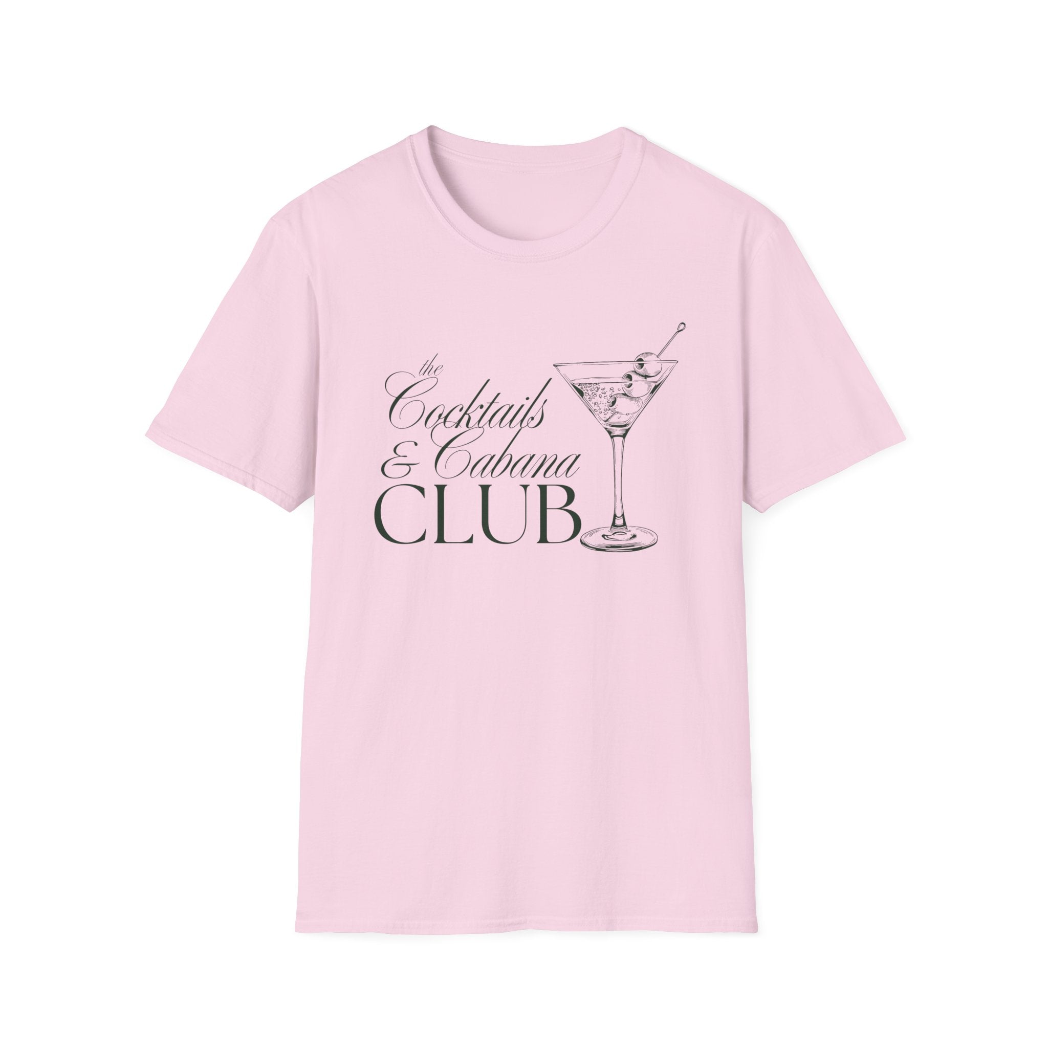 Cocktails and Cabana Club t-shirt