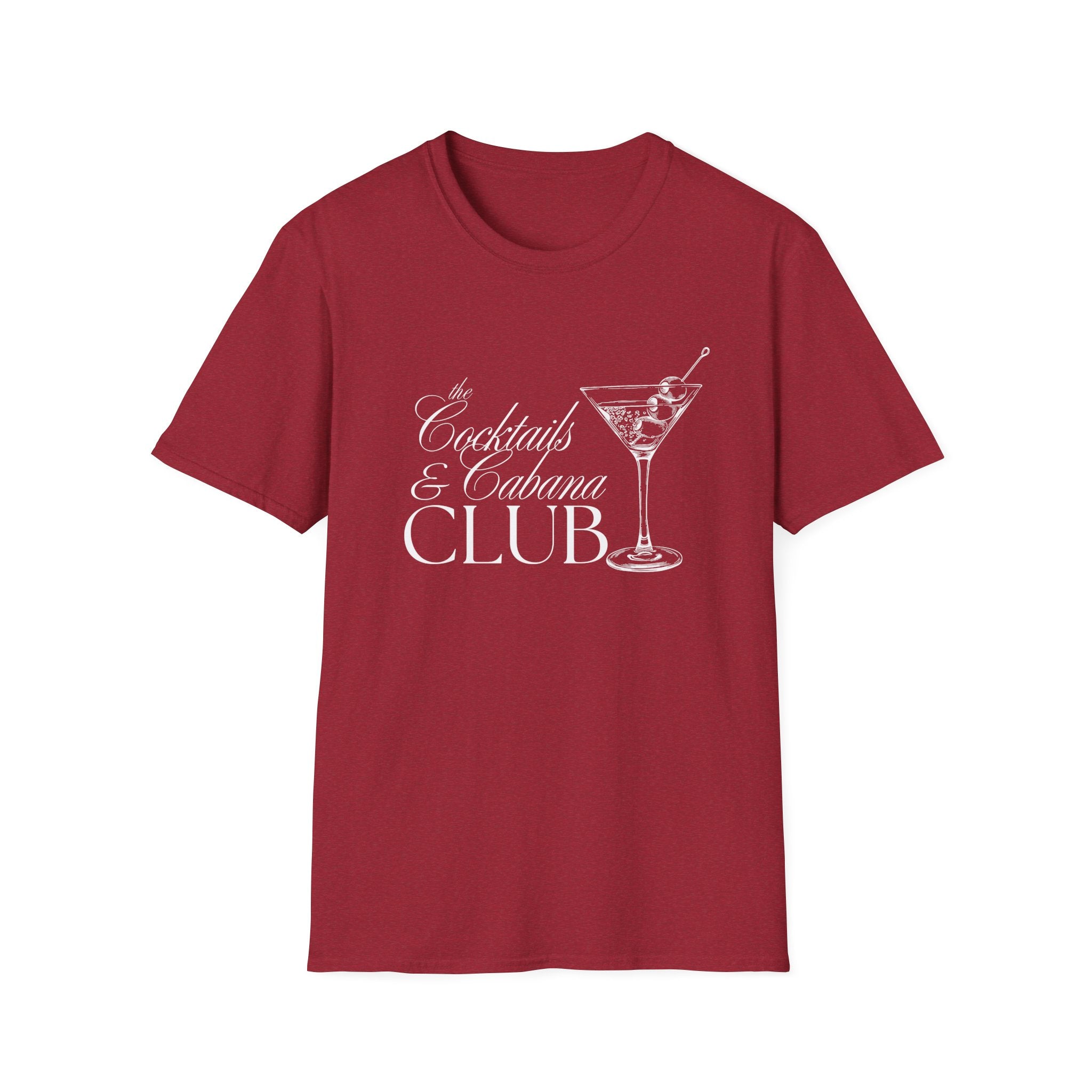 Cocktails and Cabana Club t-shirt