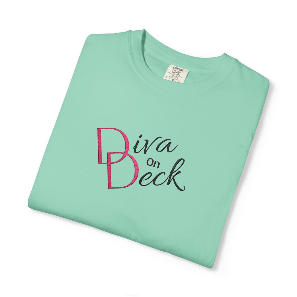 Diva on Deck Embroidered t-shirt