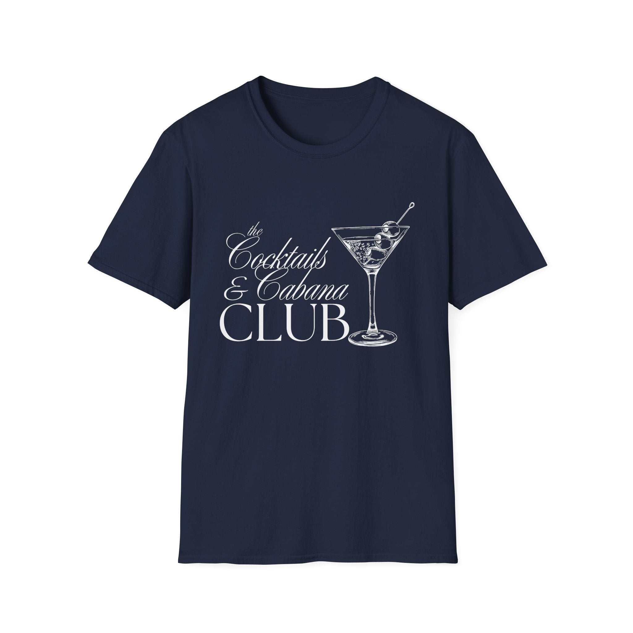 Cocktails and Cabana Club t-shirt