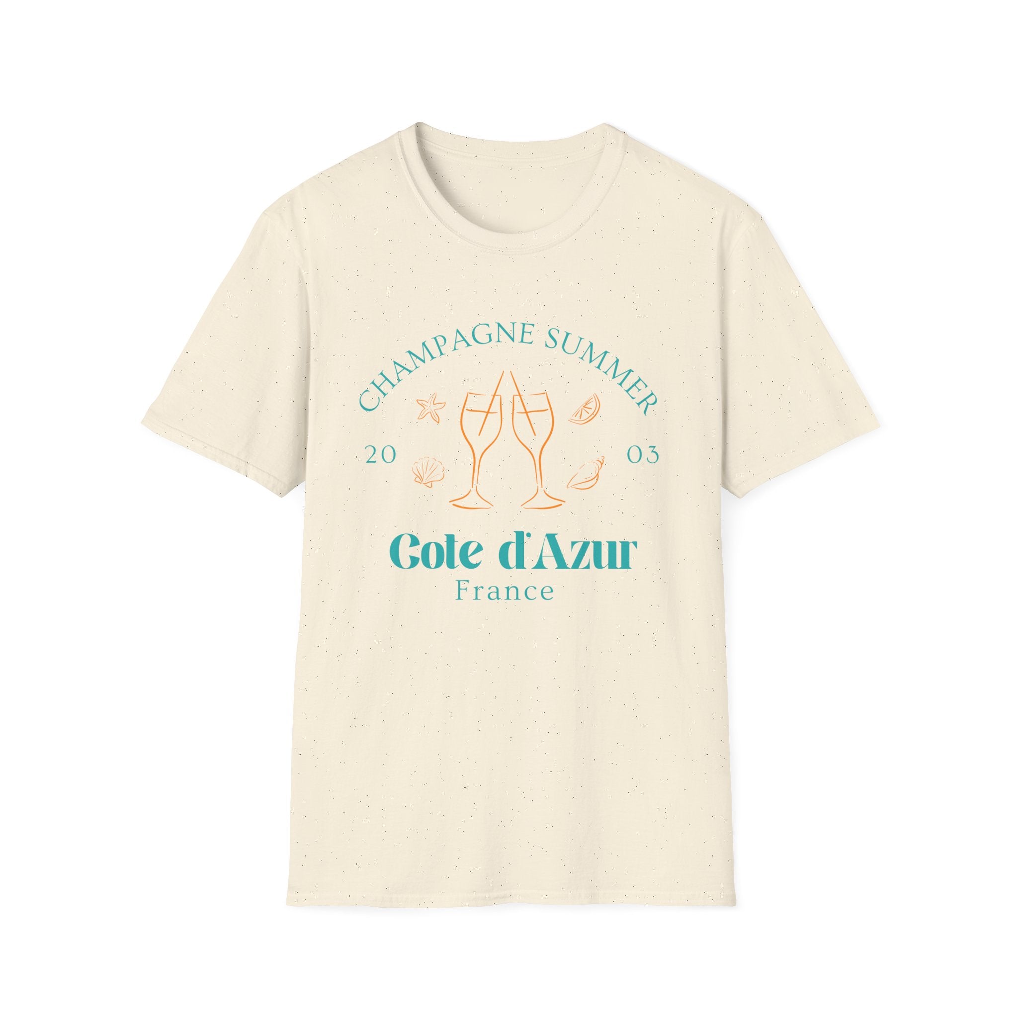Champagne Summer Cote de Azur t-shirt
