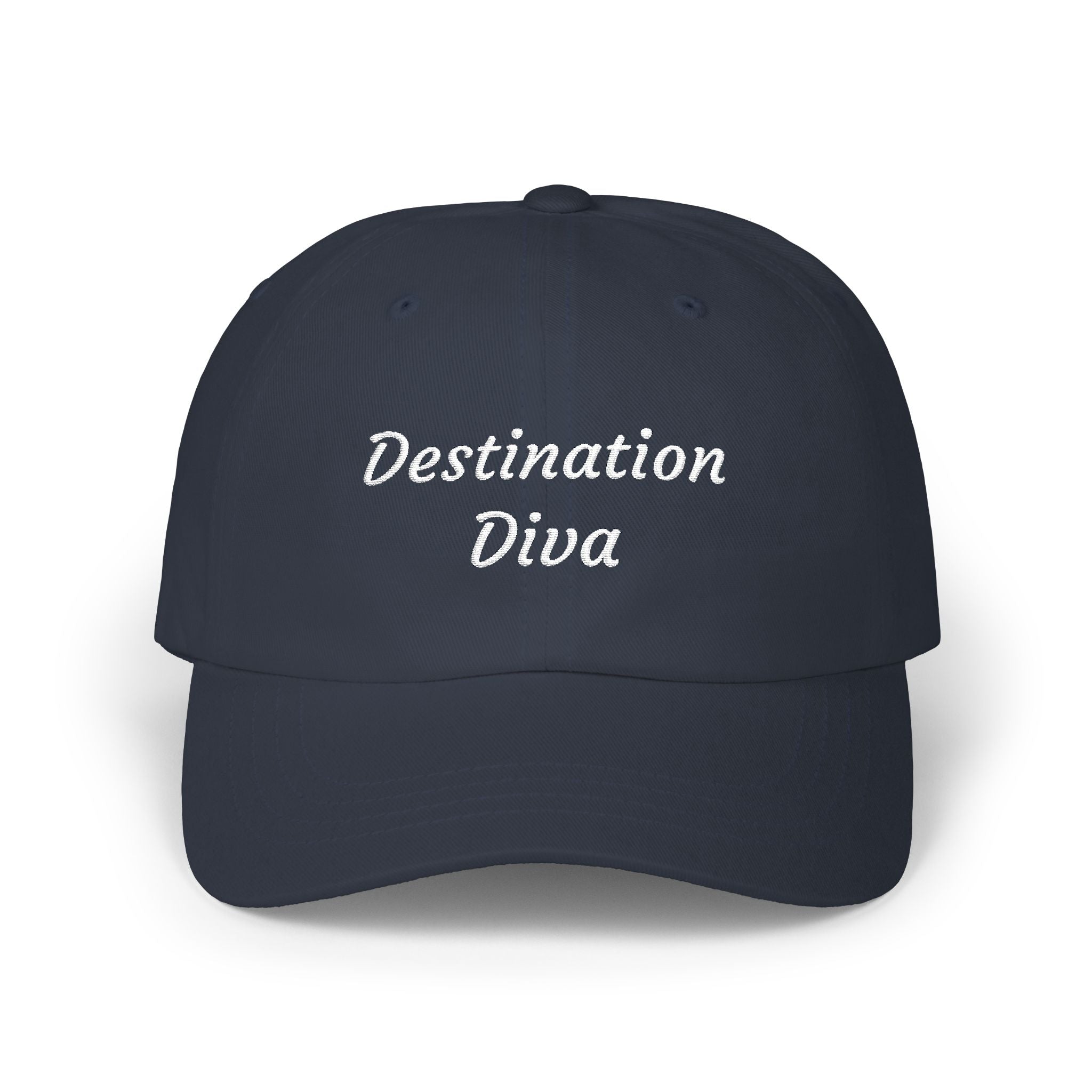 Destination Diva Embroidered Baseball Hat