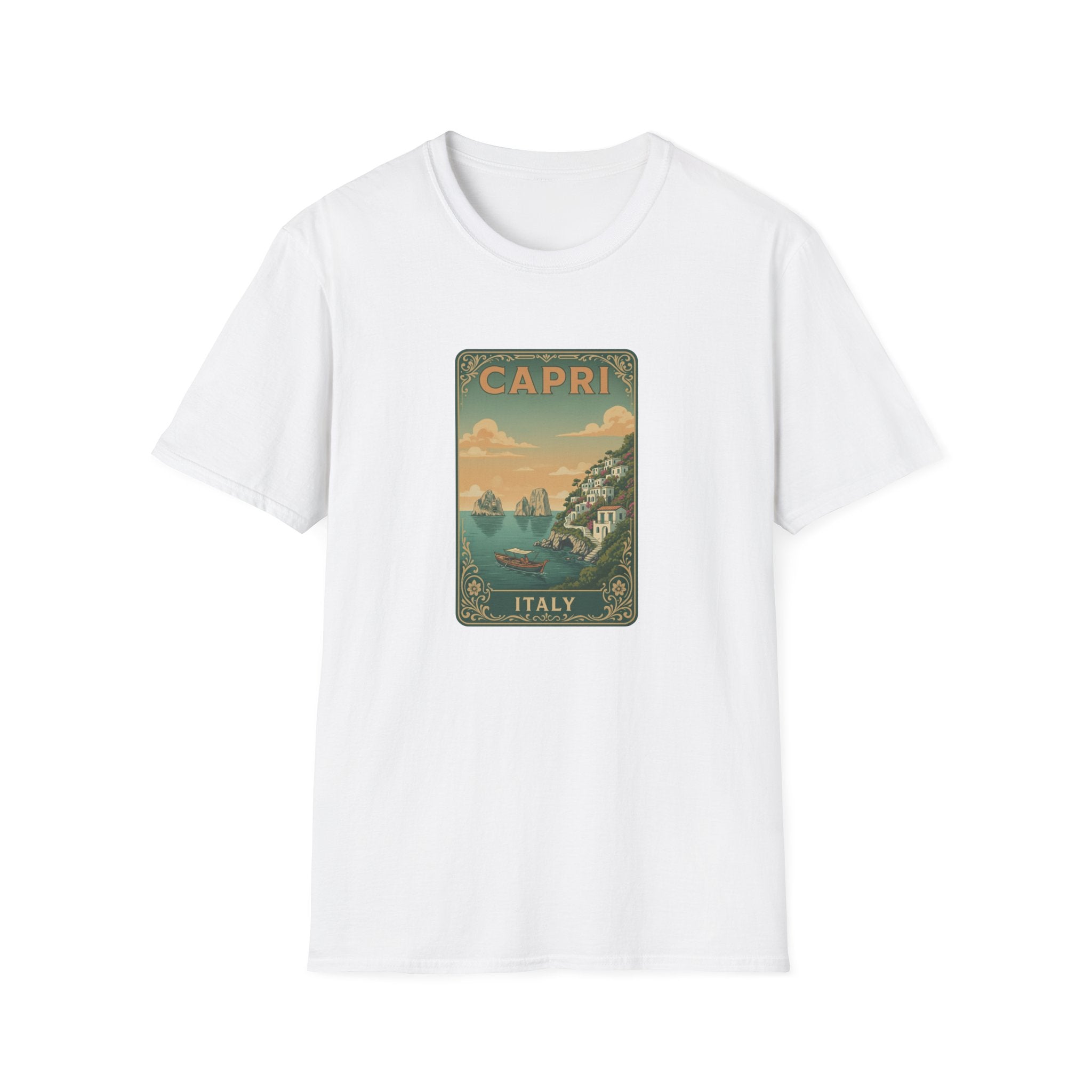 Travel Posters- Capri T-shirt