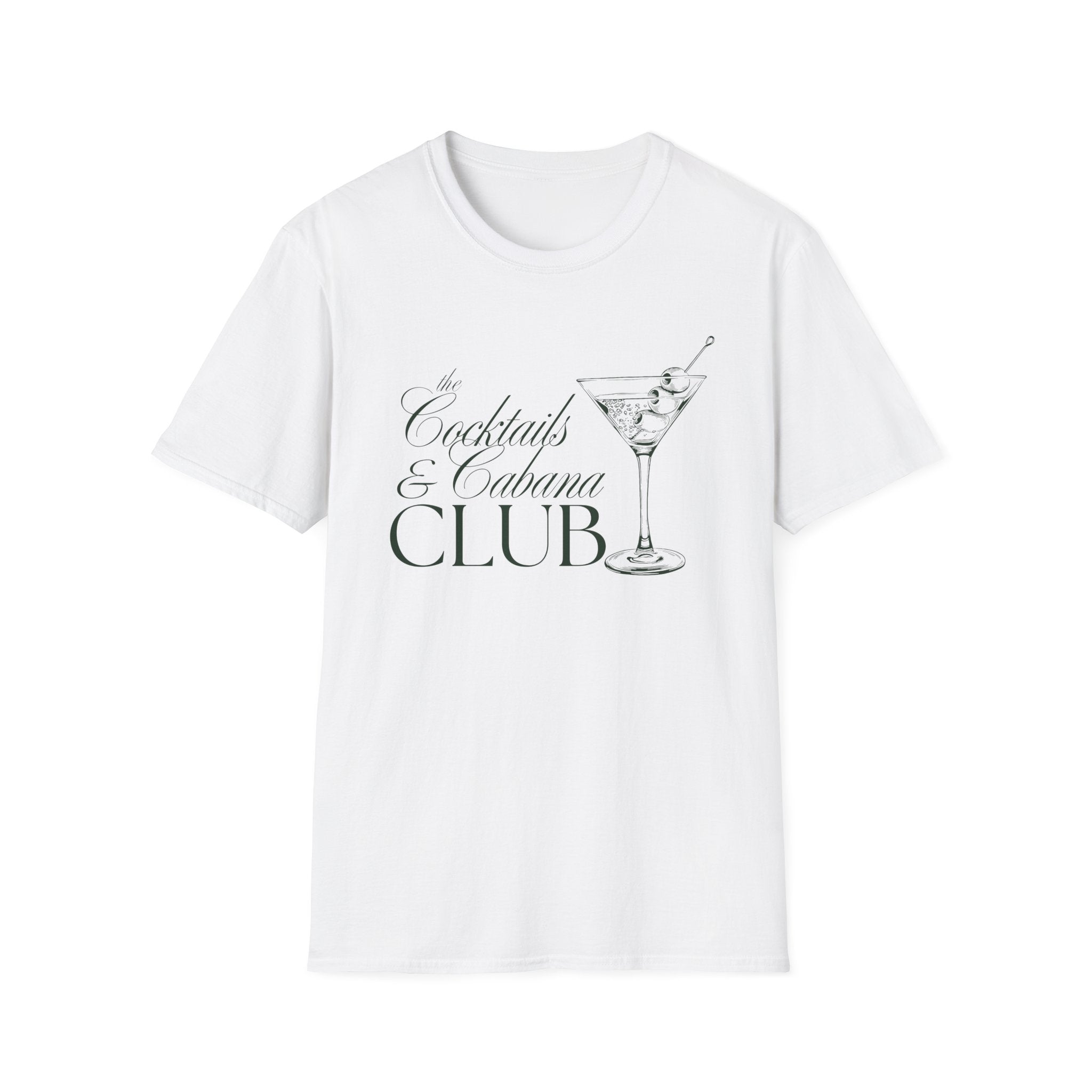 Cocktails and Cabana Club t-shirt