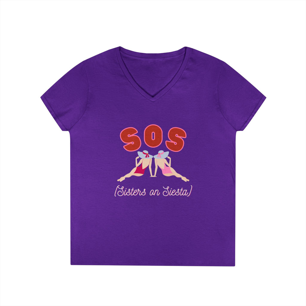 Sisters on Siesta V-neck T-Shirt
