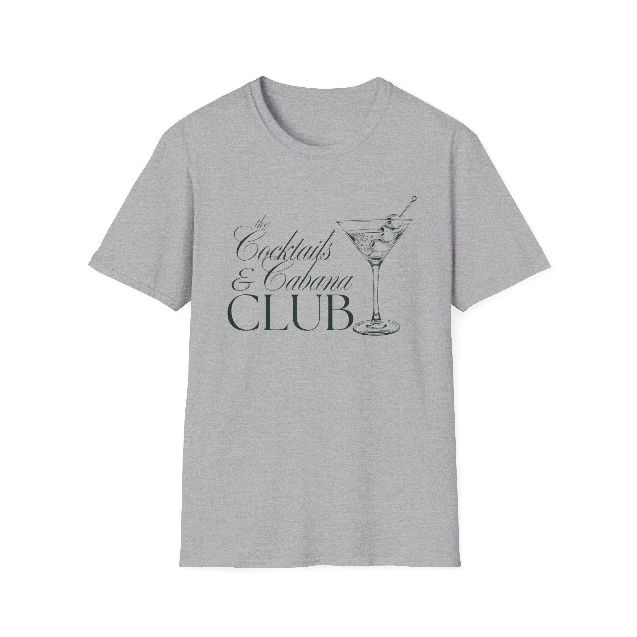 Cocktails and Cabana Club t-shirt